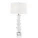 White Sculptural Table Lamp