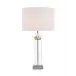 Quartz and Pyrite on Crystal Table Lamp