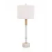 Alabaster with Filigree Overlay Table Lamp