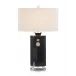 Black With Stones Table Lamp