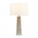 Lamp 30.75"H Taper Mica Cylinder Table
