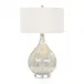 Silver Glass Table Lamp 28"H X 20"W X 20"D