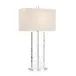 Cut Crystal Table Lamp 35"H X 10"W X 18"D
