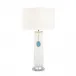 Rounded Cerulean Pendant Table Lamp