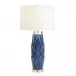 Lush Leaves Table Lamp, Blue