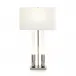 Gemini Table Lamp, Nickel