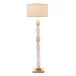 Crisscross Stacked Alabaster Floor Lamp