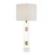 Brass and Acrylic Console Lamp