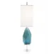 Multifaceted Turquoise Table Lamp