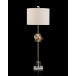 Organic Stones in Gold and White Buffet Lamp