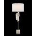 Furls of White Buffet Lamp