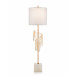 Furls with Hint of Gold Buffet Lamp