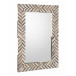 Hair on Hide Framed Rectangular Mirror