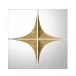 Gold Contour Mirrors, Set of 4
