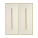 Golden Barricade (Set of Two) Original Art Wall Décor
