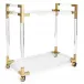 Jacques Bar Cart Brass