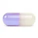 Large Acrylic Pill - Purple