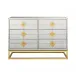 Delphine Six-Drawer Dresser