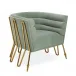 Maxime Club Chair Lido Celadon/Brass