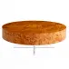 Bond Round Cocktail Table Burled Mappa
