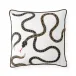 Eden Square Pillow 18" x 18" White/Black