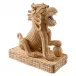 Wicker Foo Dog