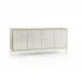 Water Pelagic Cast Metal Credenza