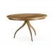Timeless Solar Spider Leg Pedestal Dining Table in Sun Bleached Cherry