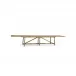 Timeless Sidereal French Laundry Dining Table 125" in Chestnut