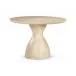 Water Seamount Oak Pedestal Table
