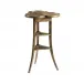 Casual Accents Medium Driftwood Trefoil Side Table