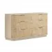 Water Seiche Grass Cloth Dresser