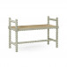 Bellingham Country Grey Single Bench by William Yeoward