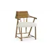 Casual Accents Medium Driftwood Captains Chair, Shambala