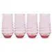 Amalia Acrylic Large Tumbler Set of 4 - Coral