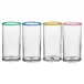 Nell Highball Assorted Set of 4 - Multi