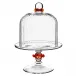 Nell Ruby Ruffle Petite Cake Dome & Stand Set