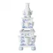 Country Estate Delft Blue Tulipiere Tower Set of 3 Pc