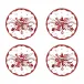 Winter Frolic Coasters Set of Four 4"L, 4"W, .125"H/each