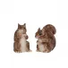 Clever Creatures Squirrel Salt and Pepper Set of Two Pc