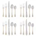 Berry & Thread 20 pc Place Setting Polished with Gold