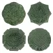 Jardins Du Monde Dessert/Salad Plate Assorted Set of 4 - Basil