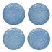 Jardins du Monde Chambray Side/Cocktail Plate Assorted Set of 4