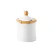 Classic Bamboo Natural Sugar Bowl with Lid