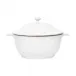 Puro 12" Casserole with Lid Whitewash