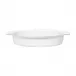 Puro 16" Oval Baker Whitewash