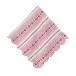 Villa Stripe Napkin Ruby