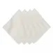 Berry Scallop White Napkin Set of 4