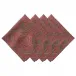 Paisley Red Napkin Set of 4