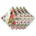 Field of Flowers White Napkin Set of 4